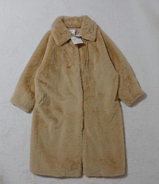 ジャケット・アウター THINK FUR/Rex Like Fur Cocoon coat/M