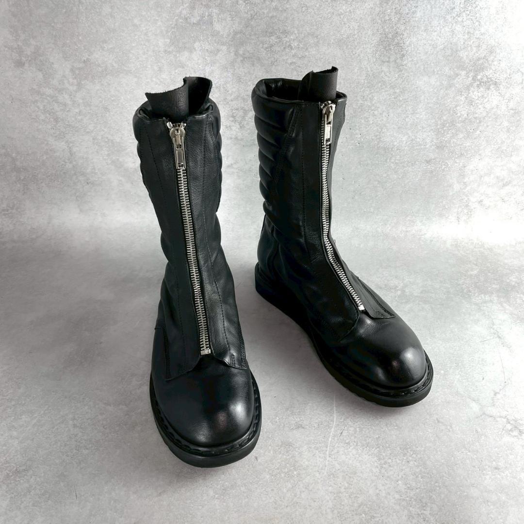 希少　リックオウエンス　バスケットクリーパー　センタージップ　ブーツ　黒ブラック
