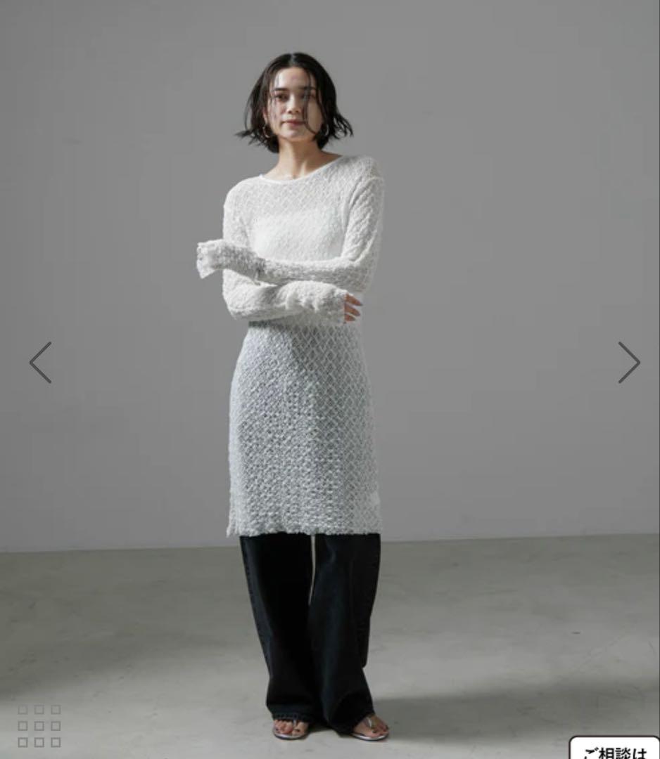 SALON adam et rope' レースワンピース