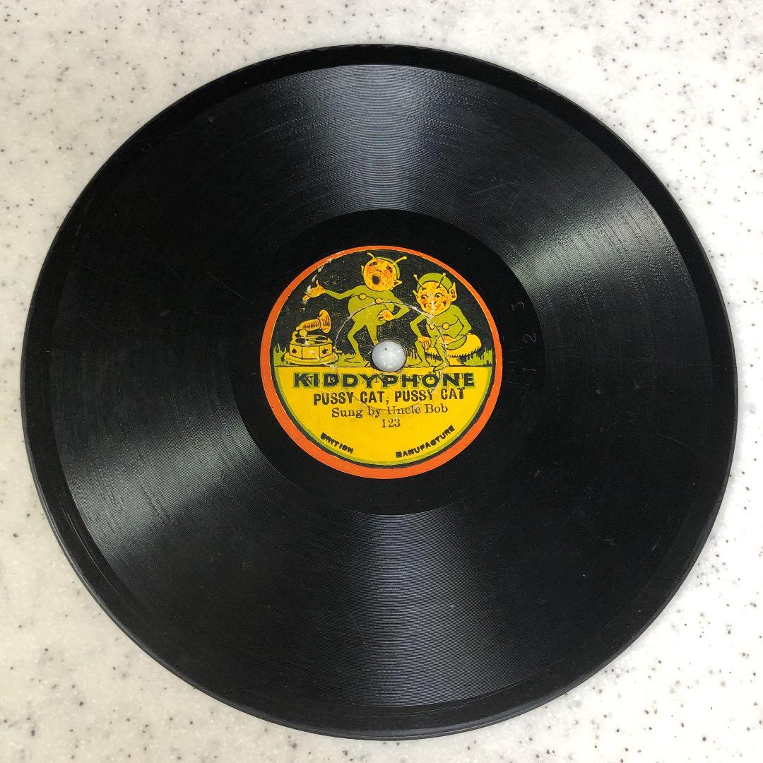 超稀少!! 英国製 ３枚セット 小型６インチ SPレコード