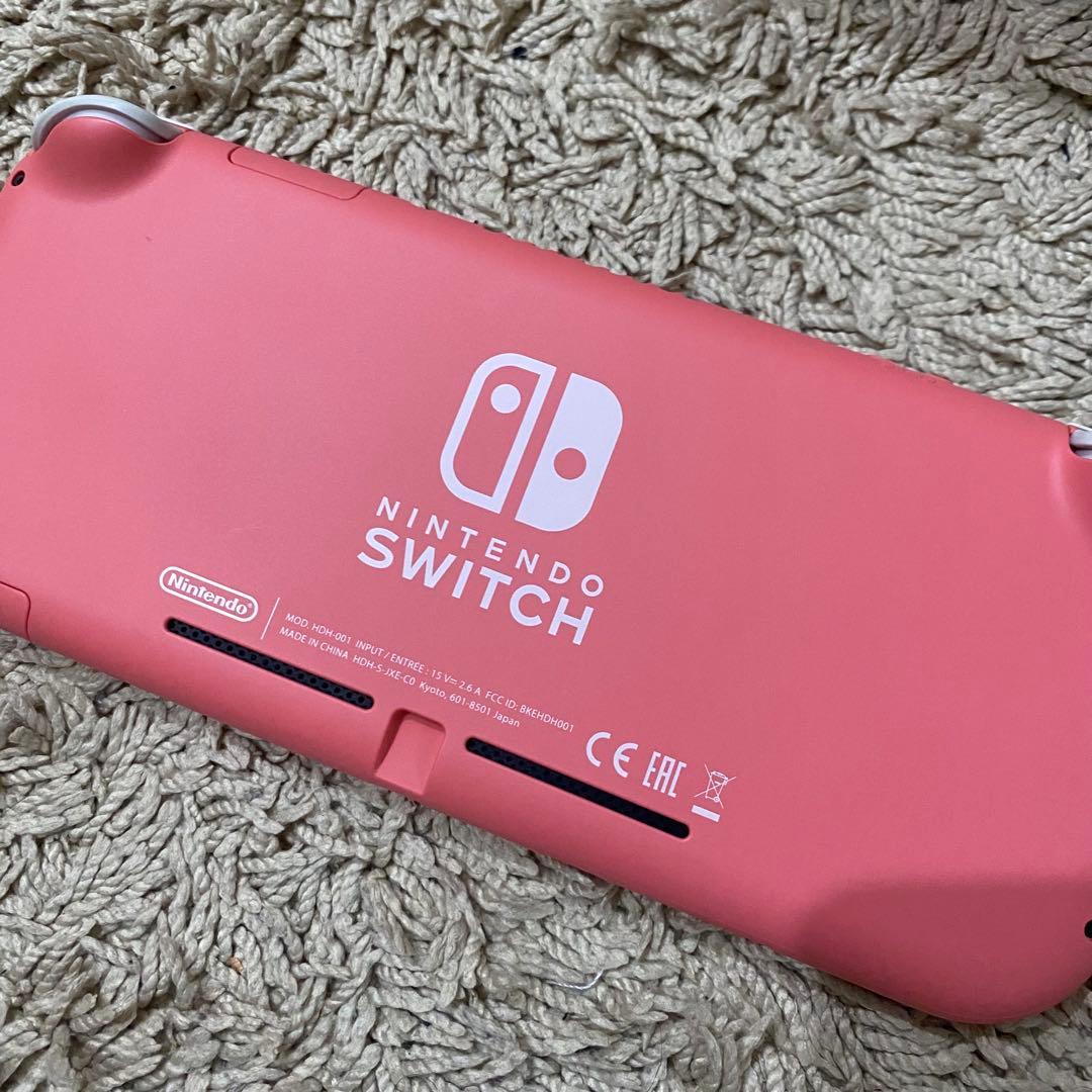 美品】Nintendo Switch Liteスイッチライト　コーラルピンク本体