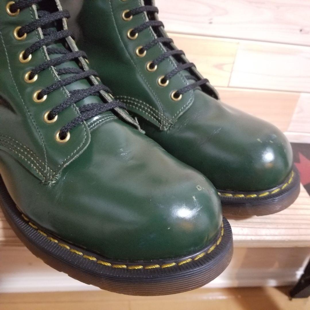 美品　Dr.Martens ドクターマーチン 4ホール 英国ホワイト社製 28