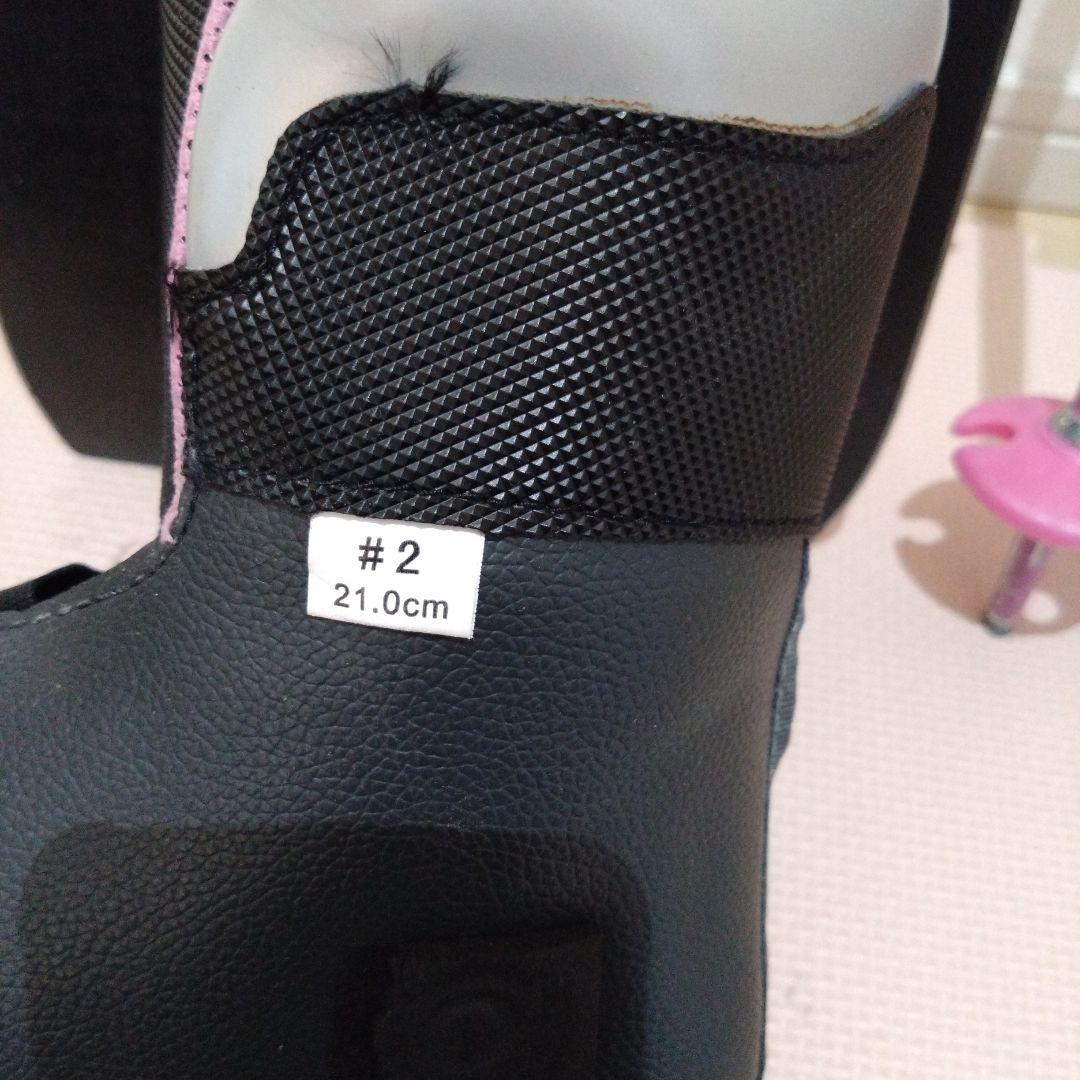 スキー板　110　ブーツ21cm　ストック　セット