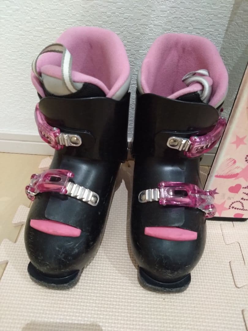 スキー板　110　ブーツ21cm　ストック　セット