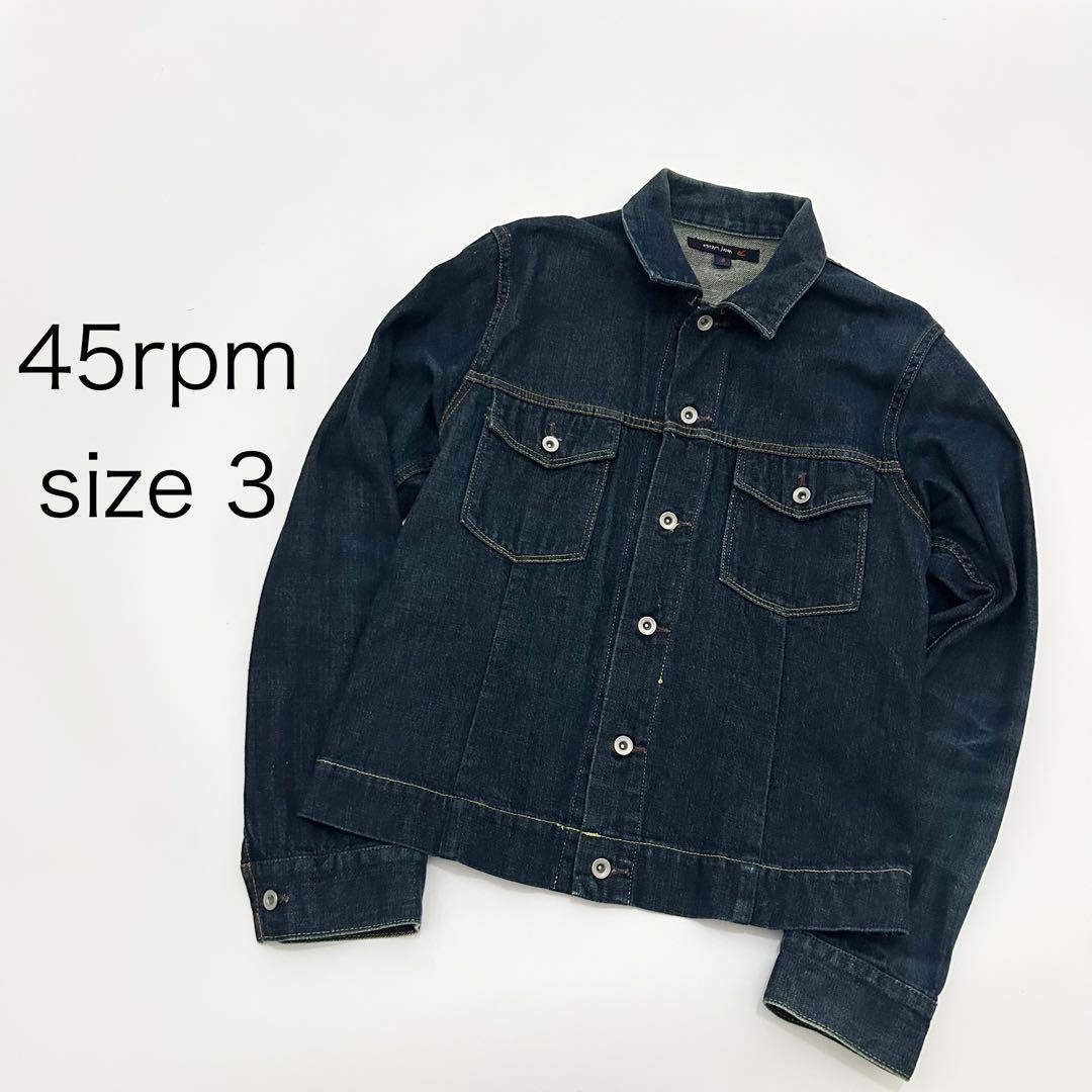 【45rpm】定番 デニムジャケット/Gジャン 3