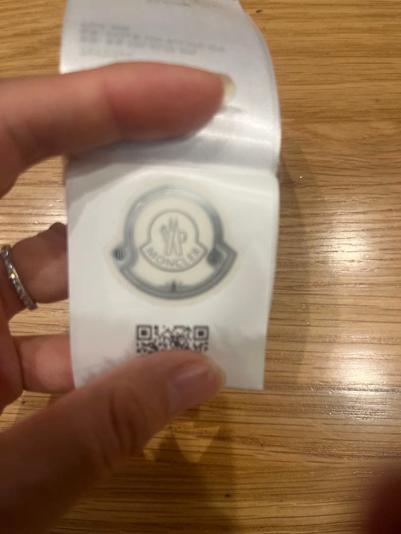 【美品】モンクレール　マフラー　ホワイト