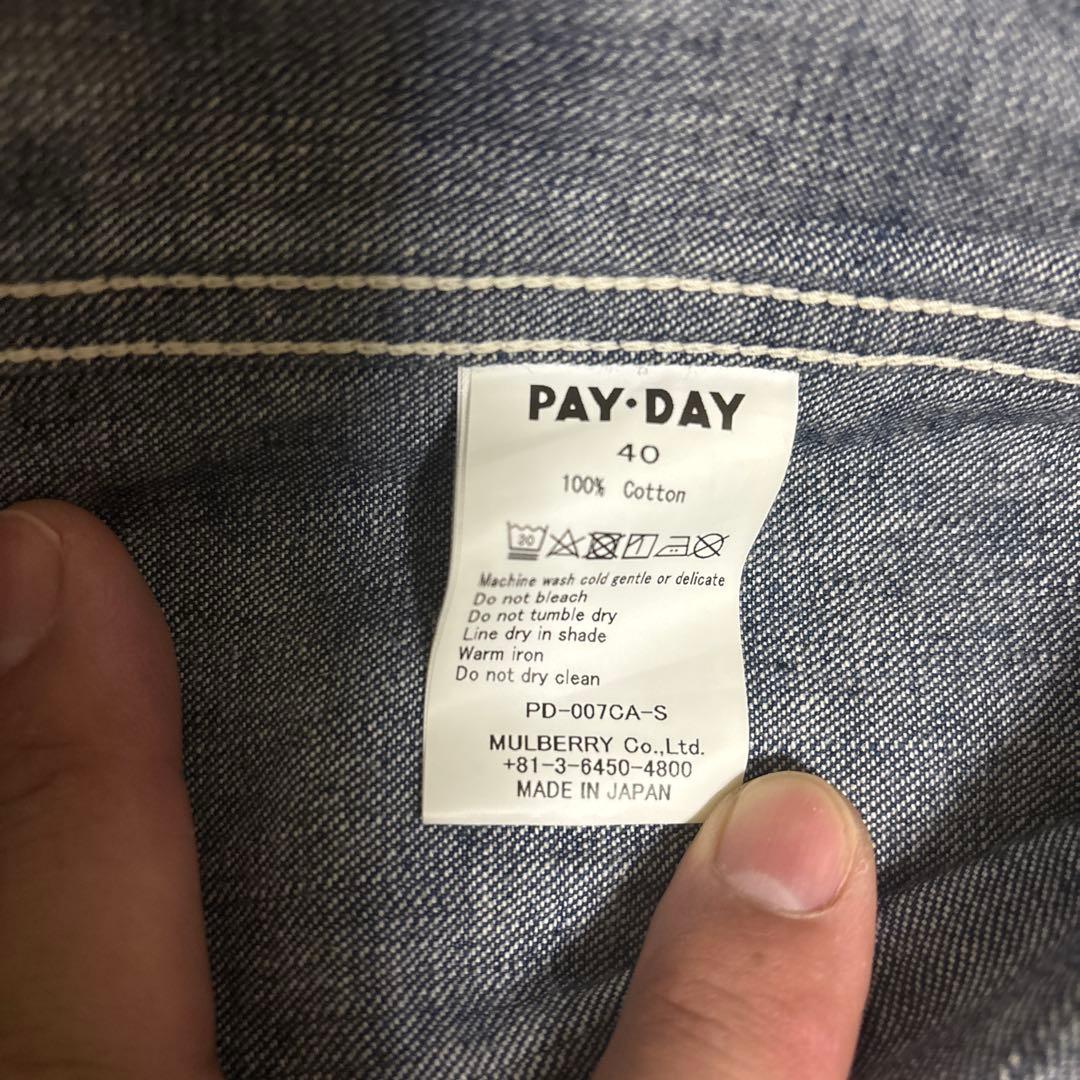 PAYDAY ペイデイ　40s大戦モデル　デニムカバーオール