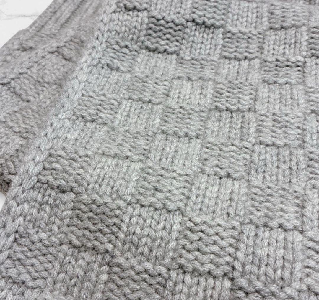 LOUIS VUITTON エシャルプ　ヘルシンキ　カシミヤ マフラー　グレー