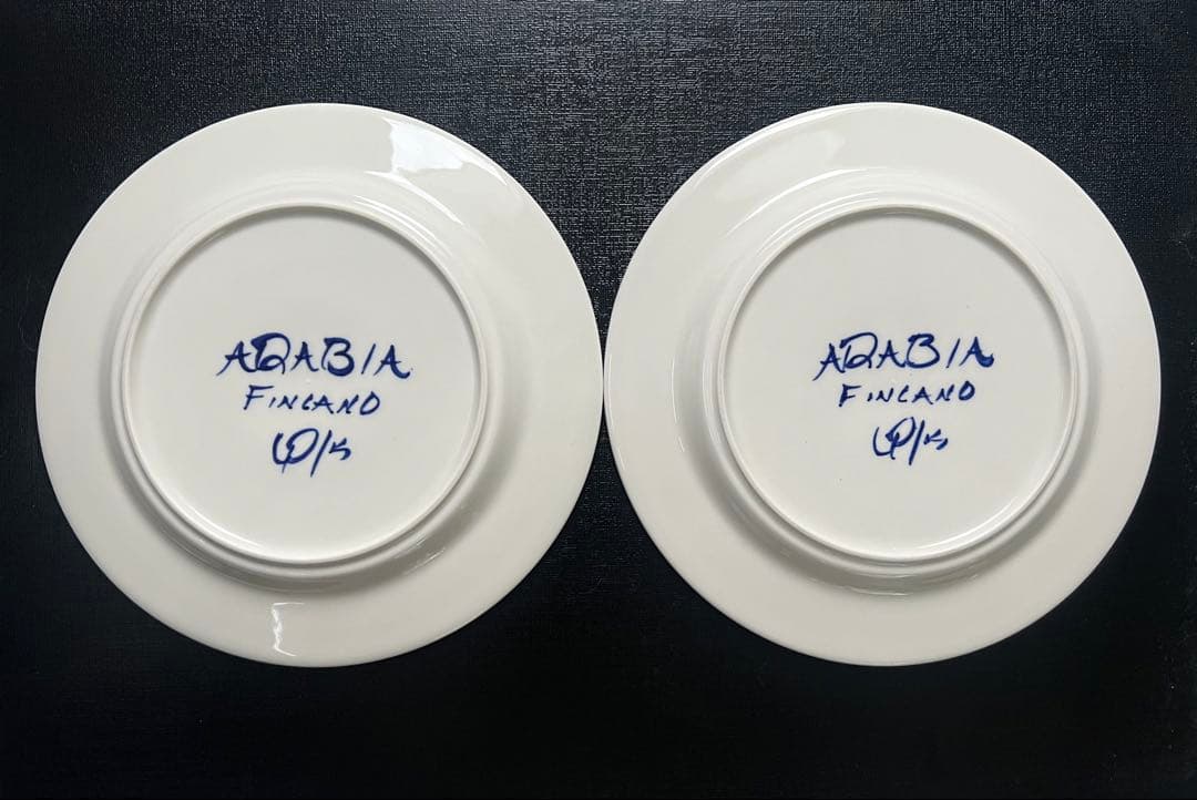 ARABIA アラビア FINLAND フィンランド プレート 皿 2枚セット