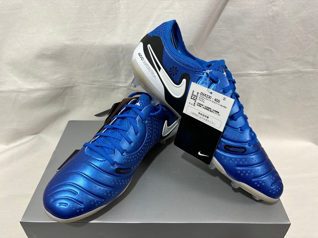 シューズ nike legend 10 elite ag-pro blue 26.5