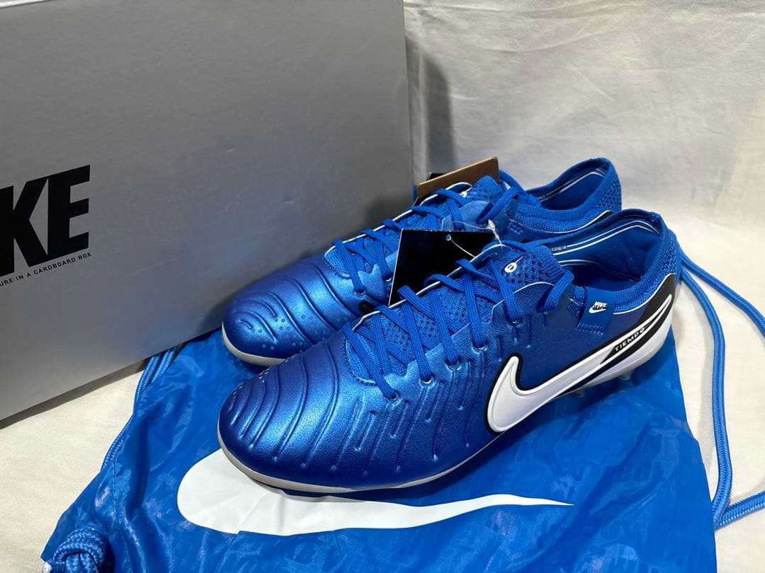 シューズ nike legend 10 elite ag-pro blue 26.5