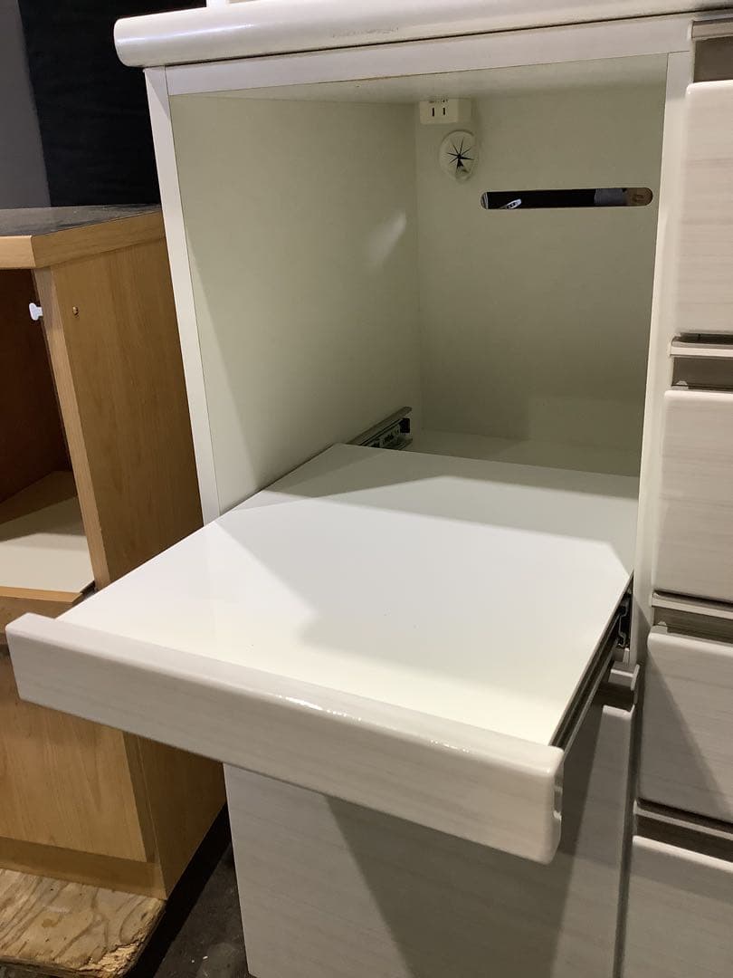 ニトリ キッチンボード ポスティア100KBWH 幅100cm