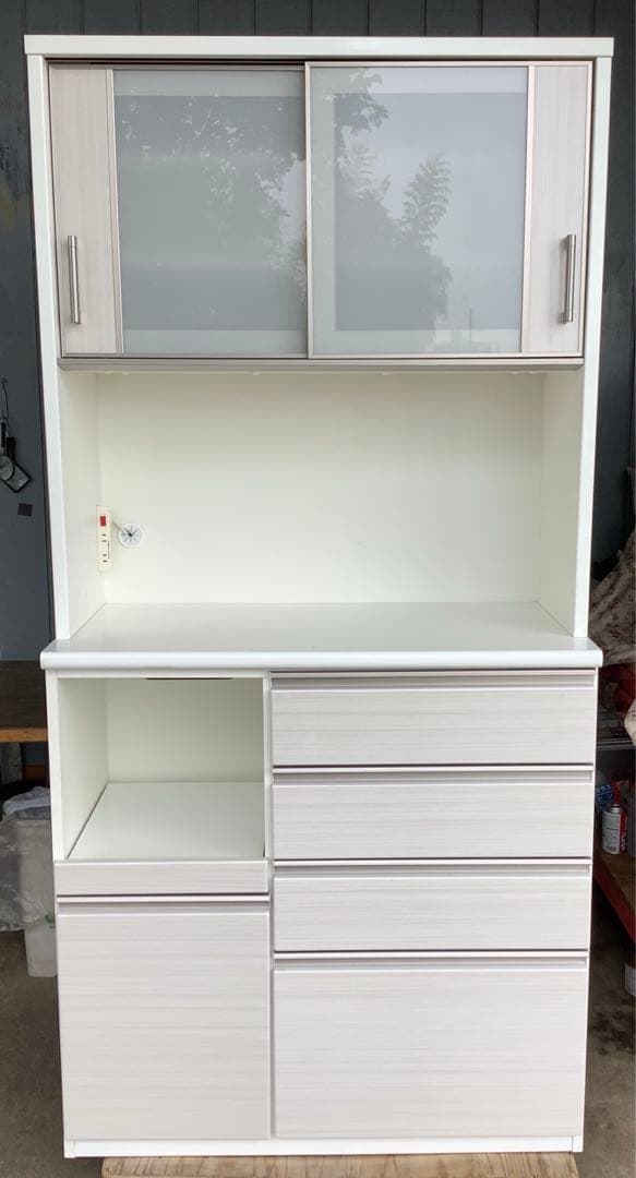 ニトリ キッチンボード ポスティア100KBWH 幅100cm