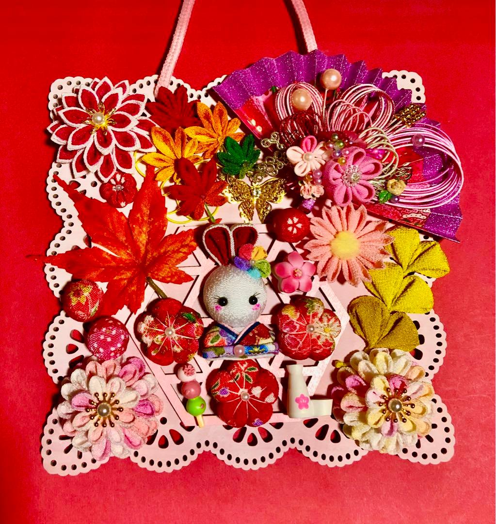 ハロウィンウッドプレート飾り　秋飾りプレート飾り　桜プレート飾り　3点