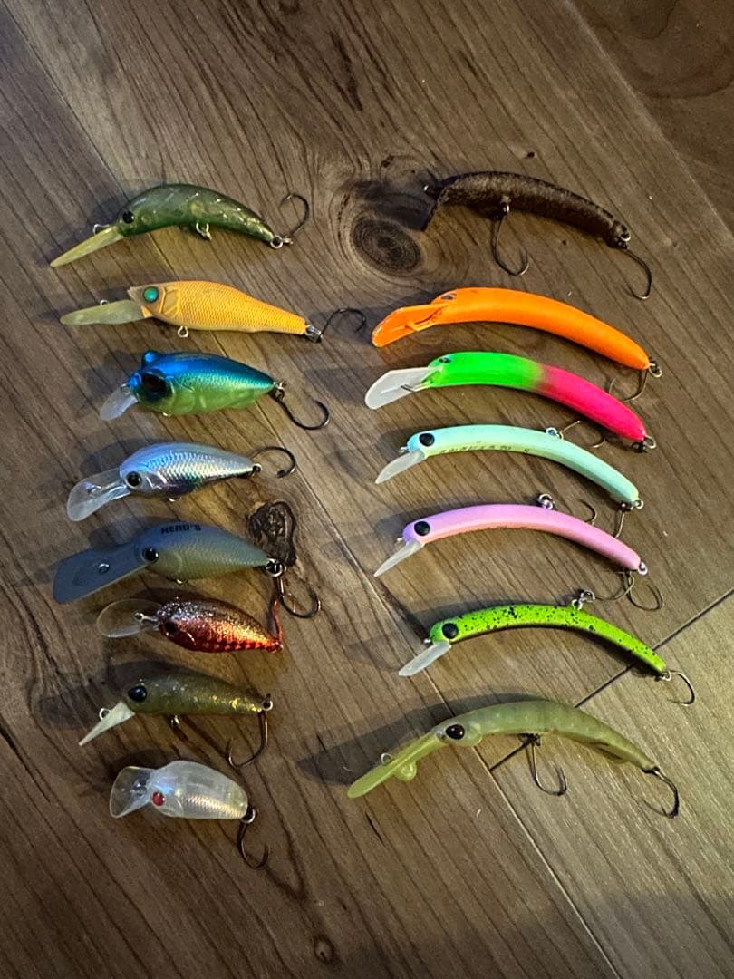 エリアトラウト　クランクベイト等　15個セット