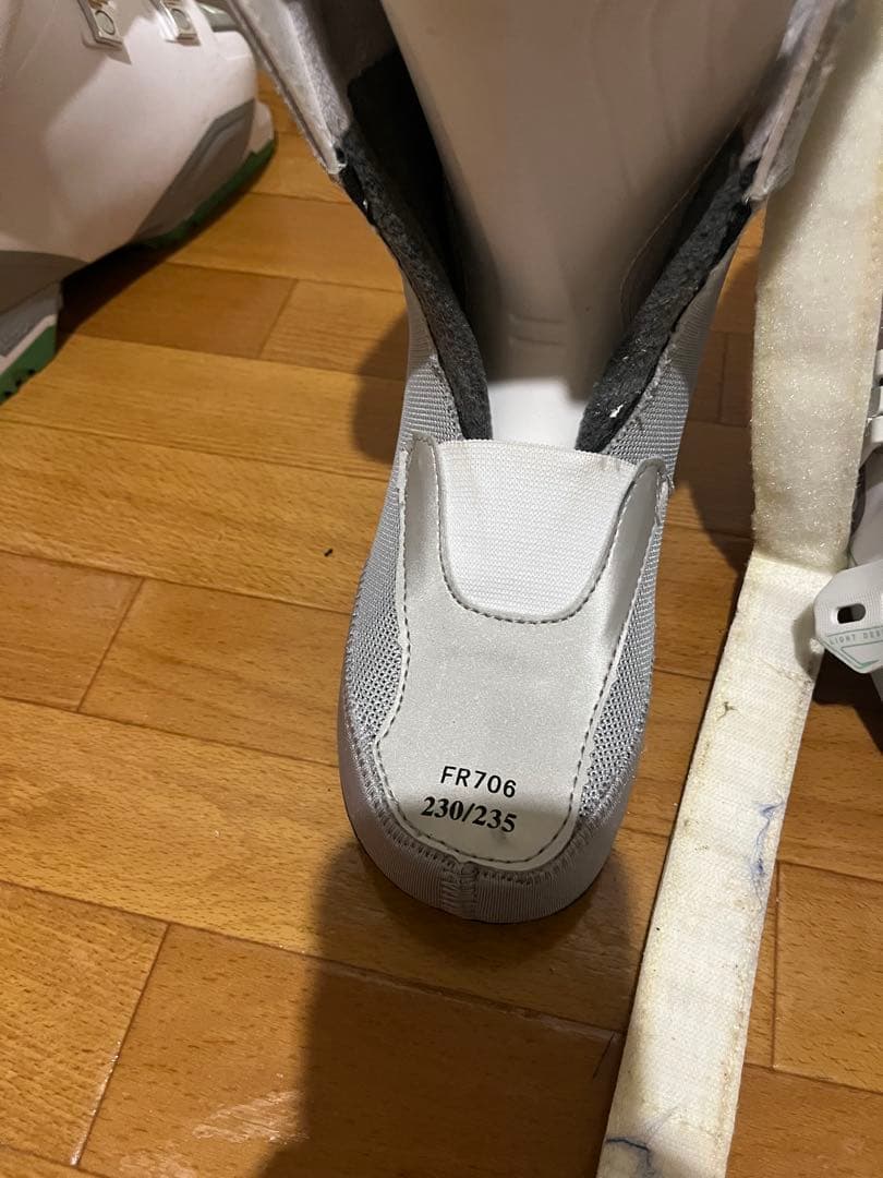  146 スキーセット ホワイト ピンク