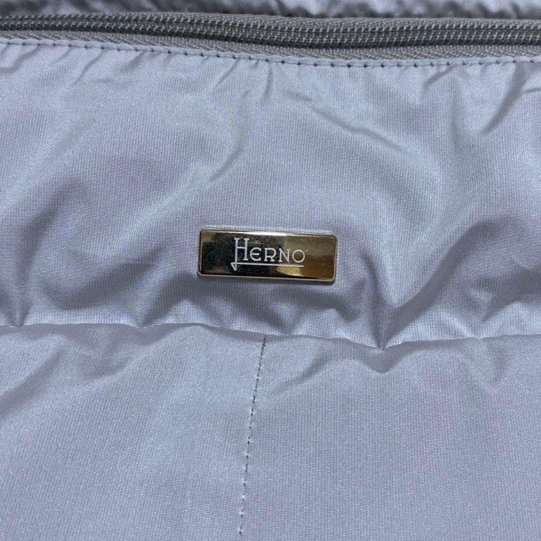 Helno ヘルノ ロングコート ハイネック スプリングコート グレー