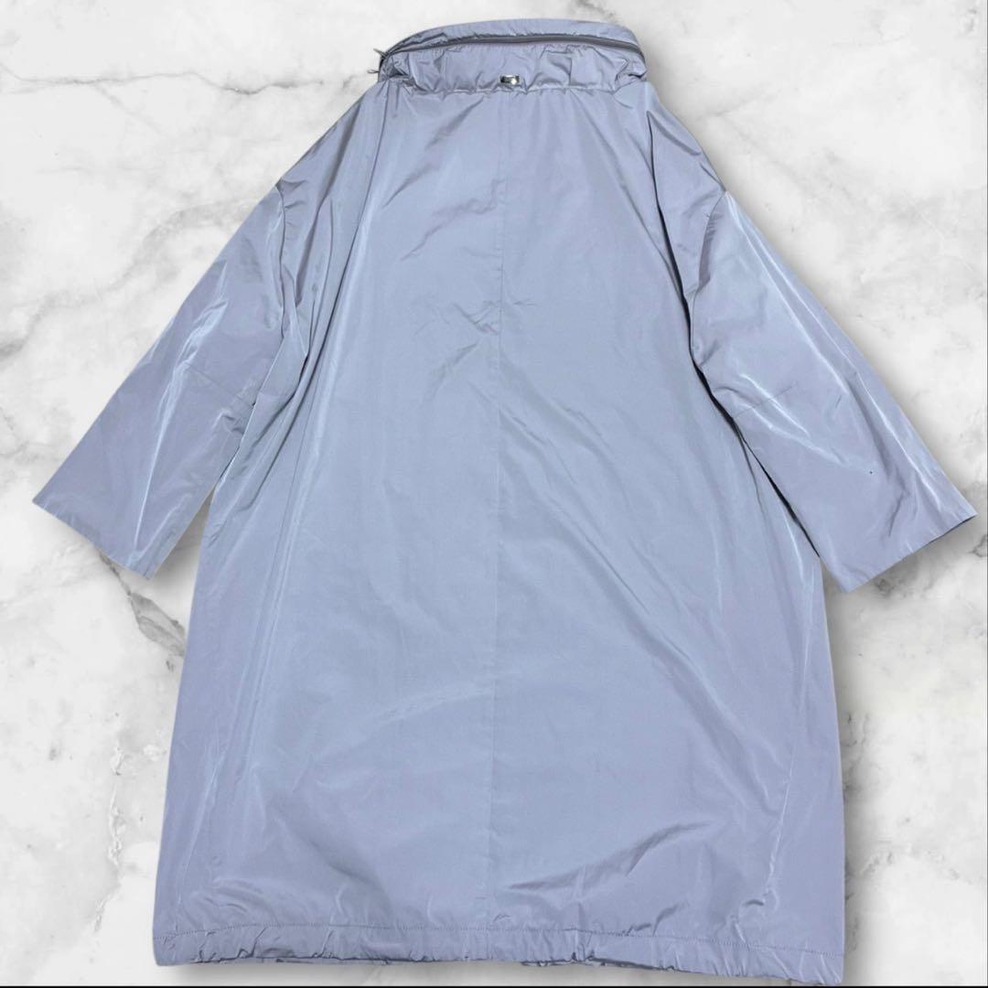 Helno ヘルノ ロングコート ハイネック スプリングコート グレー