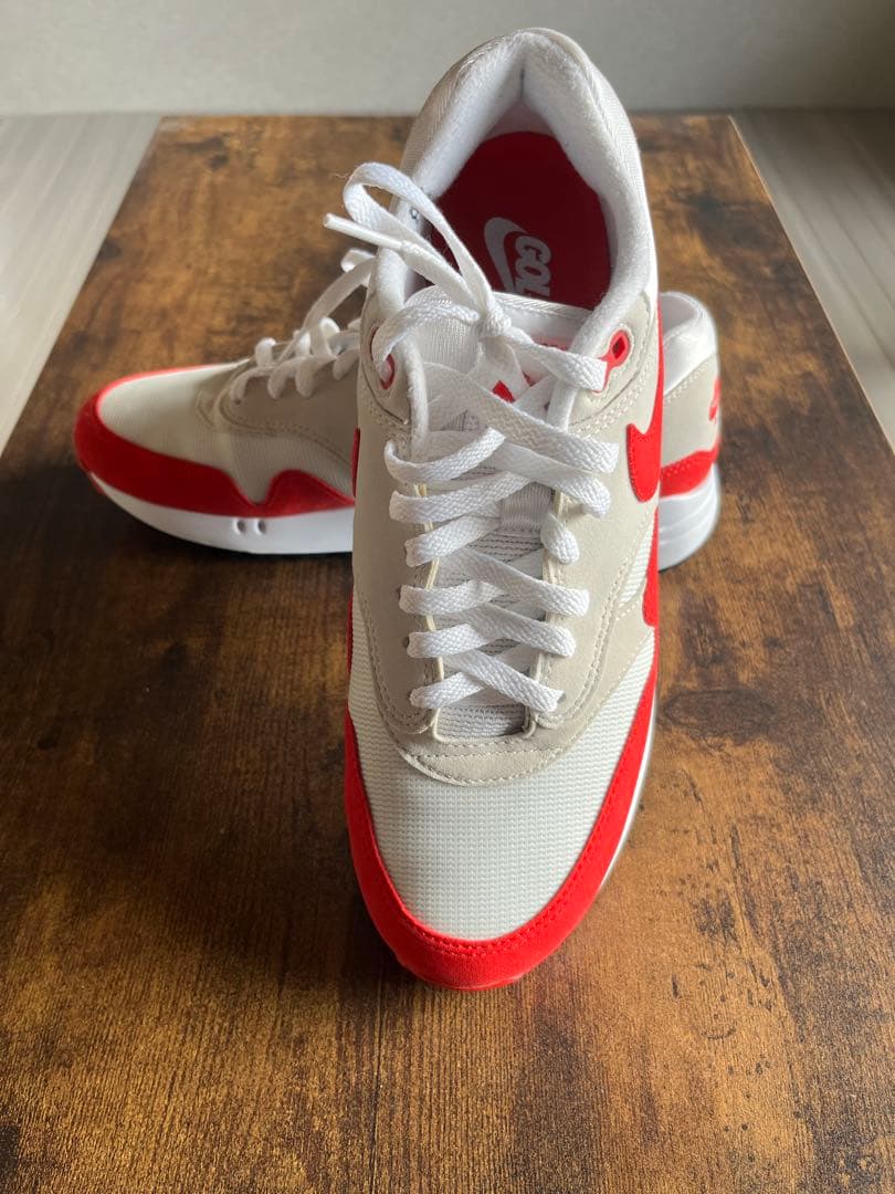美品❗️AIR MAX1 .86.OG golf 白/赤 26.5センチ