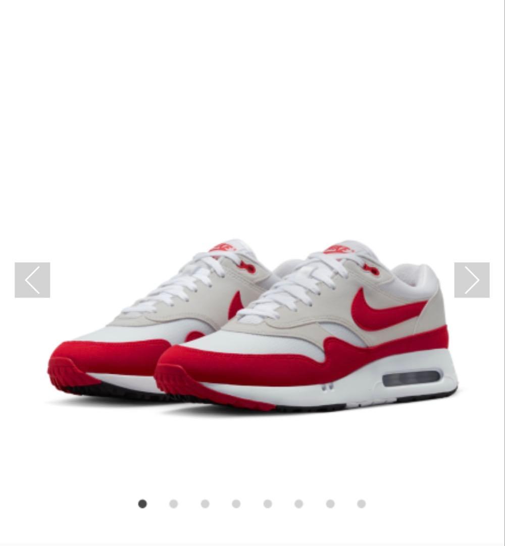 美品❗️AIR MAX1 .86.OG golf 白/赤 26.5センチ
