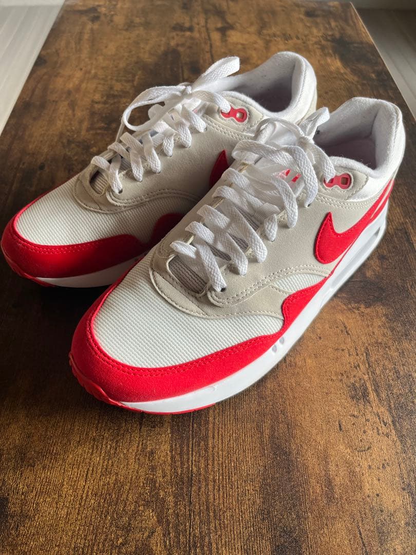 美品❗️AIR MAX1 .86.OG golf 白/赤 26.5センチ