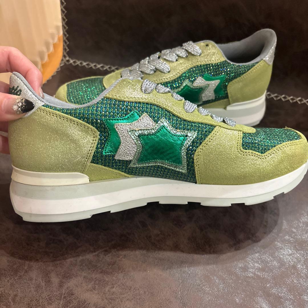 Atlantic Stars スニーカー 緑金色
