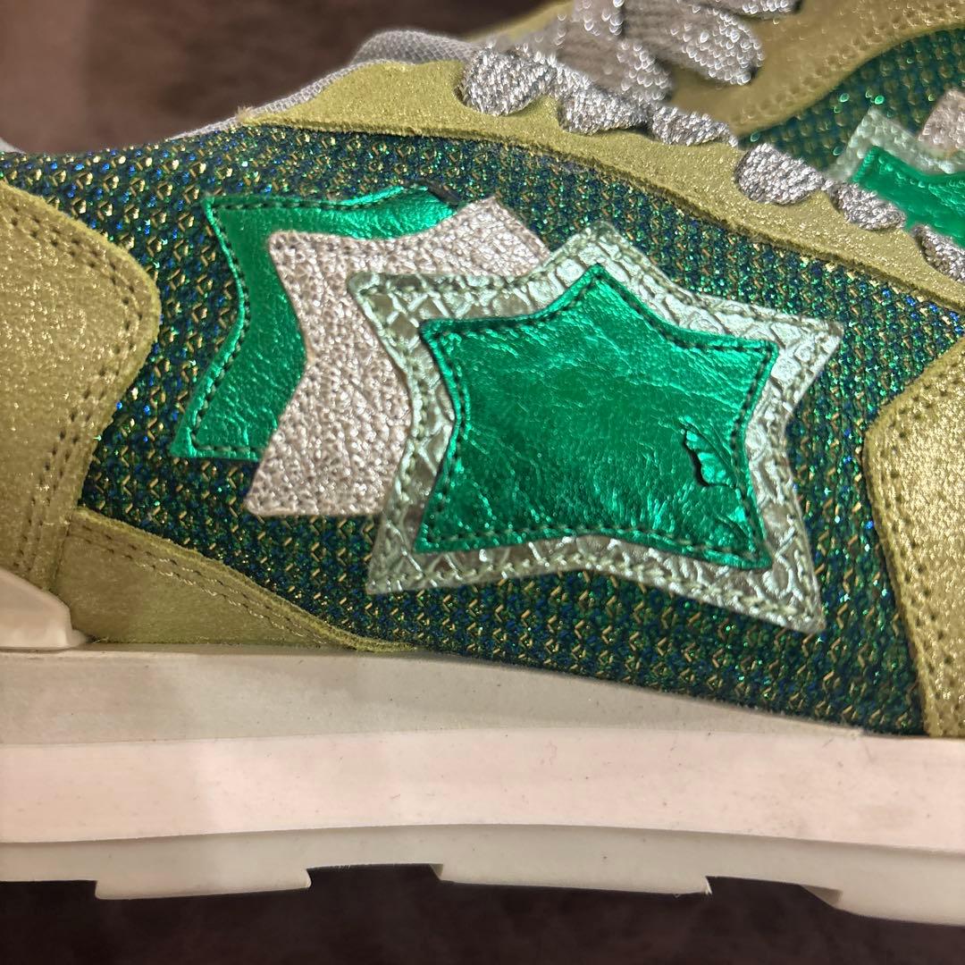 Atlantic Stars スニーカー 緑金色