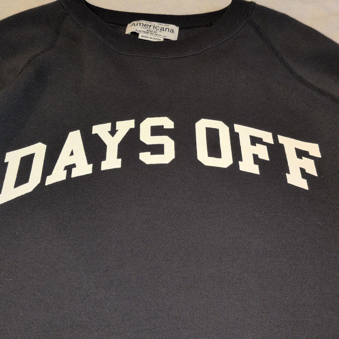 アメリカーナ【五明祐子さんコラボ】DAYS OFFスウェット