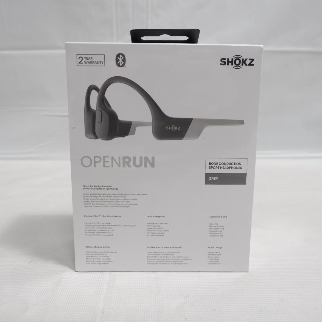 ショックス Shokz ワイヤレス骨伝導イヤホン OpenRun（オープンラン）