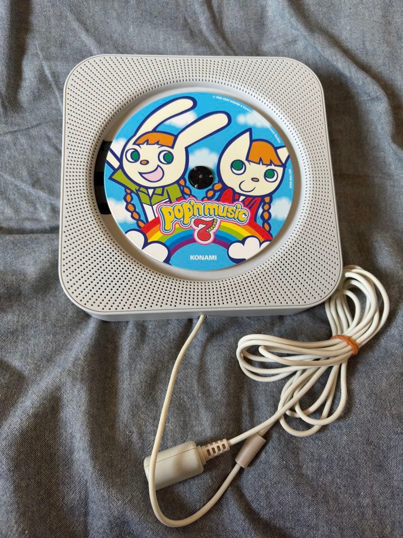 【非売品】ポップンミュージック 無印良品壁掛けCDプレーヤー【CD-1】