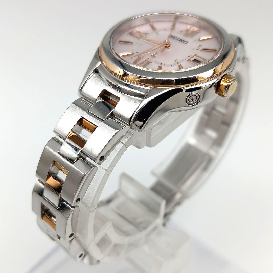 【美品 電波ソーラー】セイコー　ルキア　レディース腕時計　aA4K-1