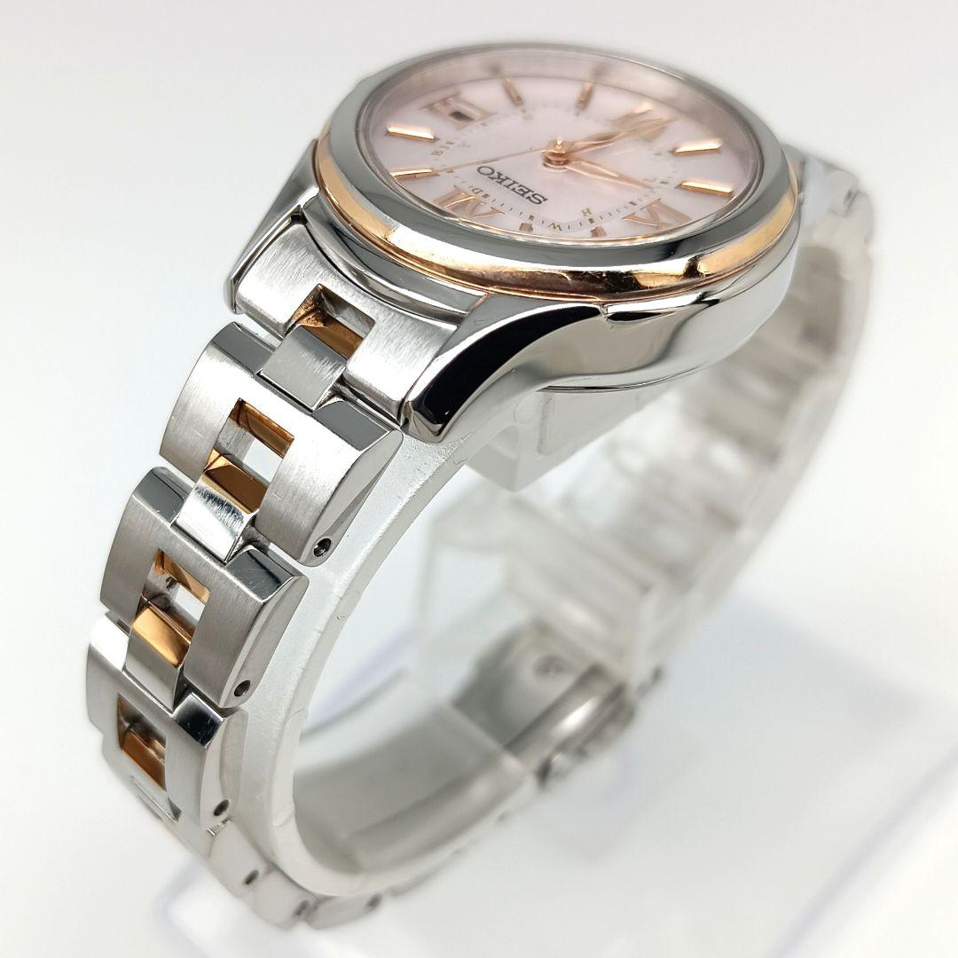 【美品 電波ソーラー】セイコー　ルキア　レディース腕時計　aA4K-1