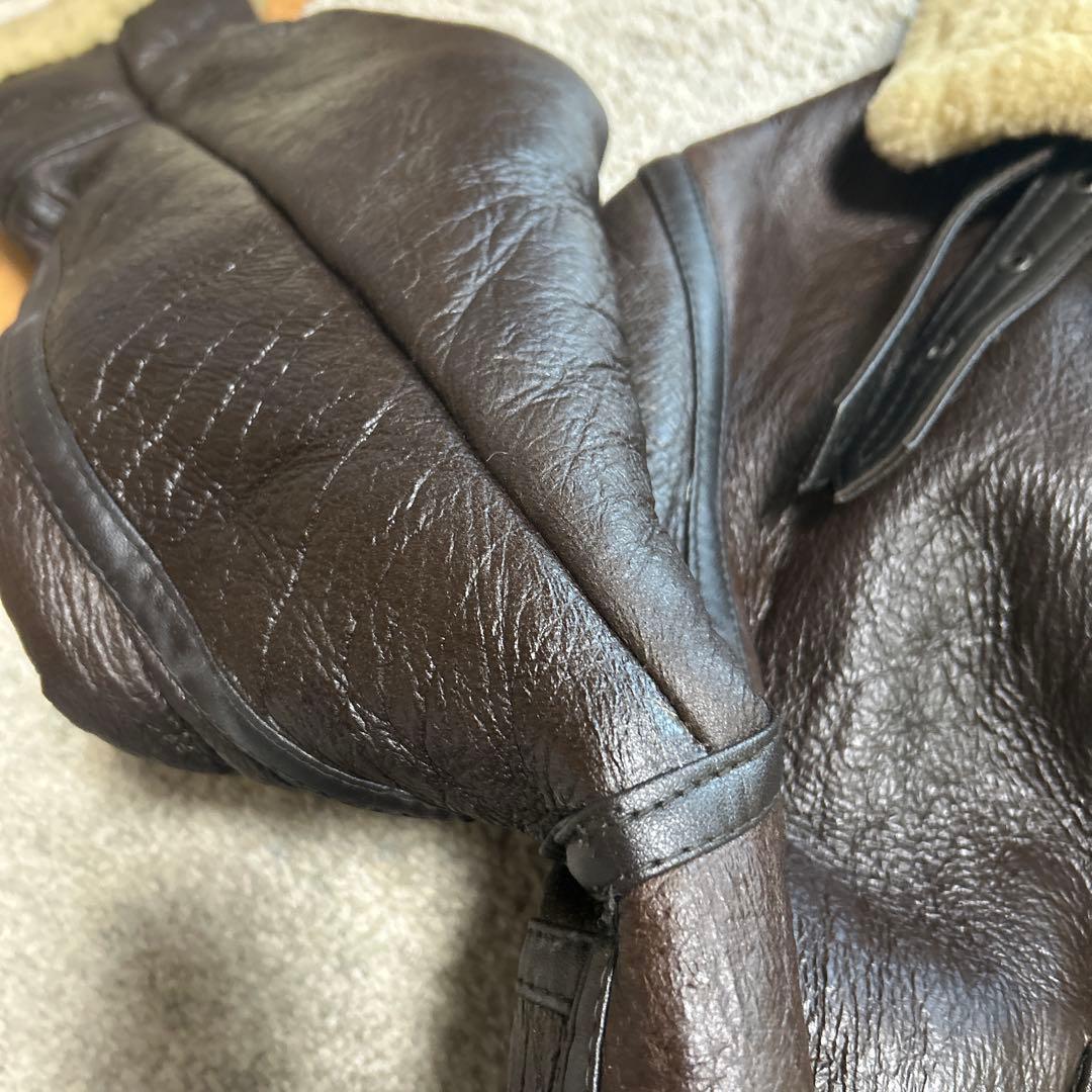 s*5様 美品 B-3 MA-1 リアルムートン フライトジャケット アウター