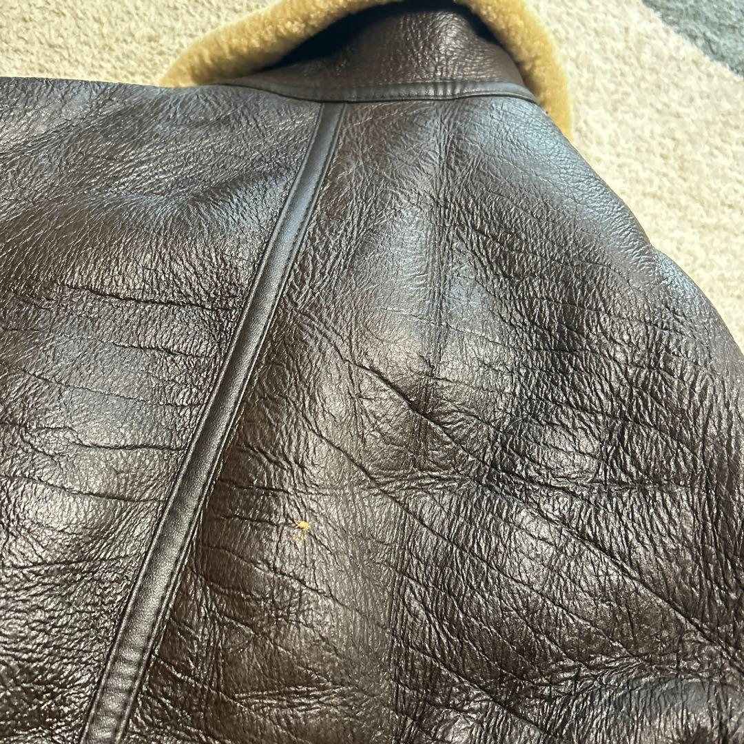 s*5様 美品 B-3 MA-1 リアルムートン フライトジャケット アウター