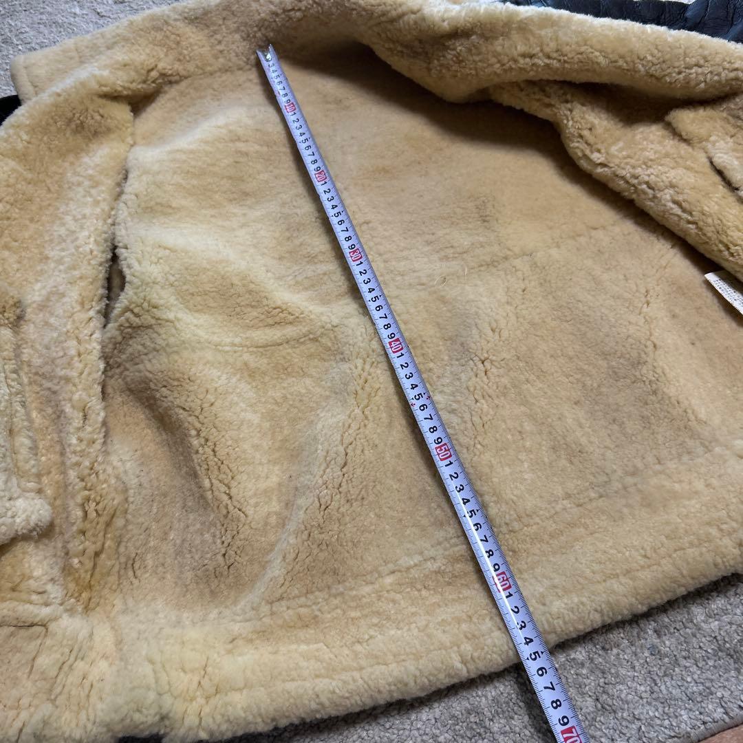 s*5様 美品 B-3 MA-1 リアルムートン フライトジャケット アウター