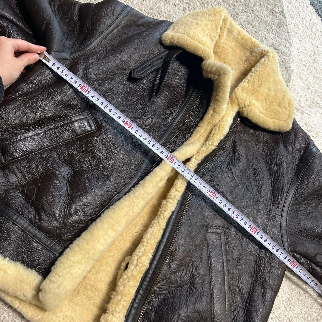 s*5様 美品 B-3 MA-1 リアルムートン フライトジャケット アウター