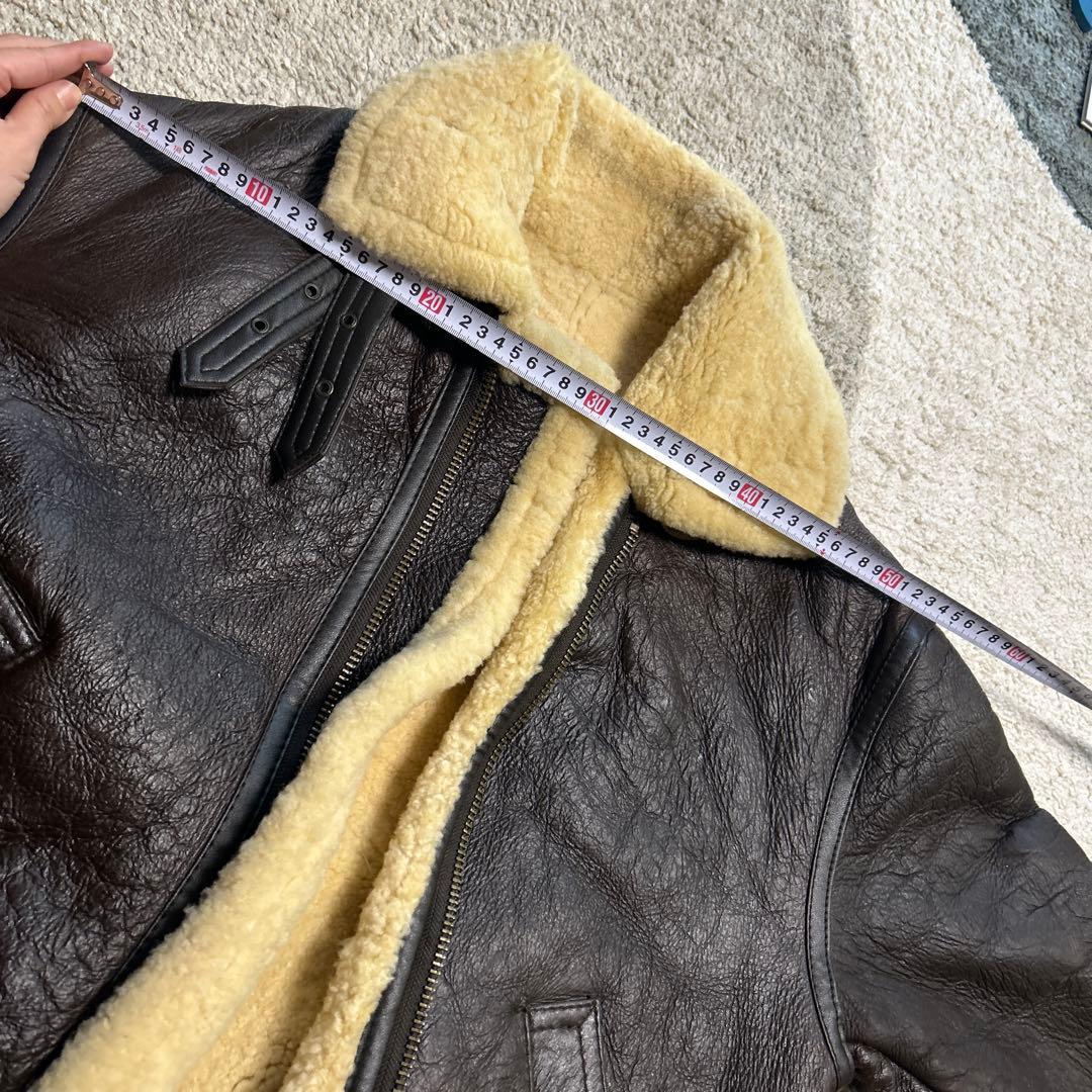 s*5様 美品 B-3 MA-1 リアルムートン フライトジャケット アウター