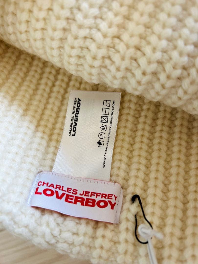 Charles Jeffrey LOVERBOY ニット帽 ホワイト【男女兼用】
