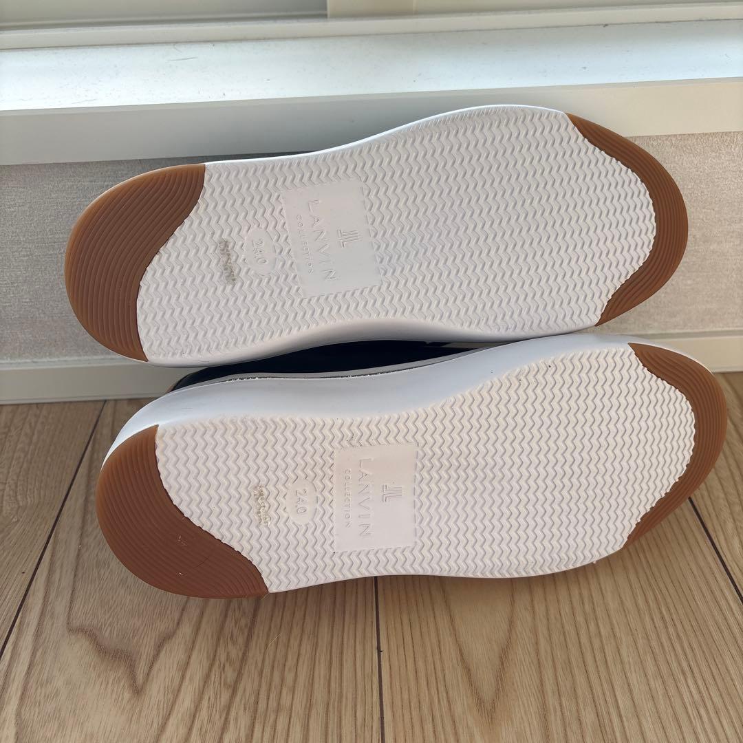 LANVINホットフィクスレースアップスニーカー24㎝