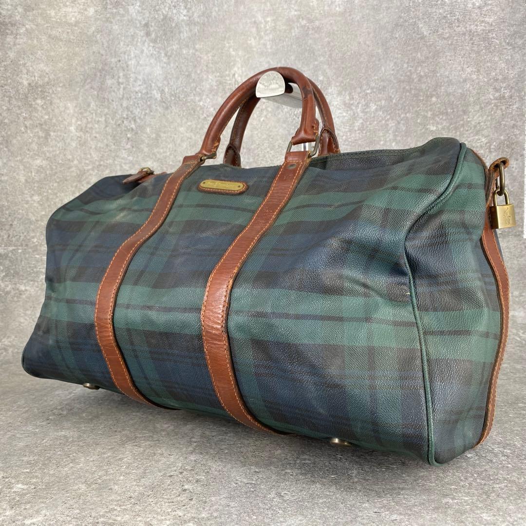 バッグ Vintage Polo Ralph Lauren Check Boston