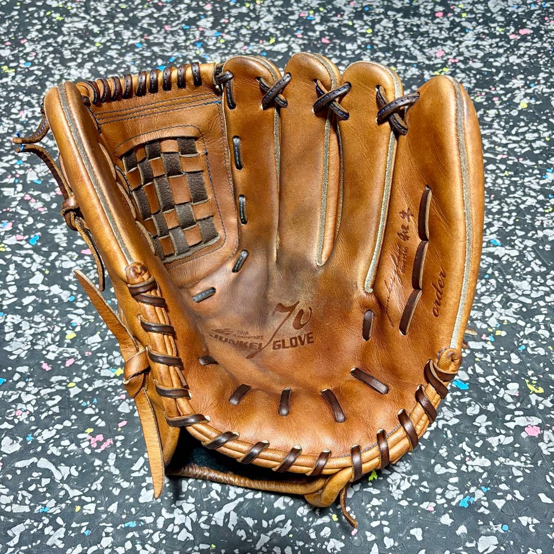 ジュンケイ グラブ 日本製 アラミドモデル 和牛レザー 硬式用 投手用 グローブ