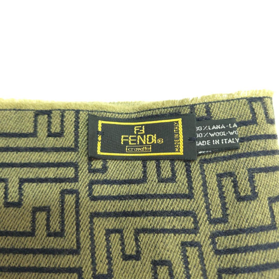 FENDI ヴィンテージ マフラー ズッカ柄 リバーシブルマフラー ロゴ総柄