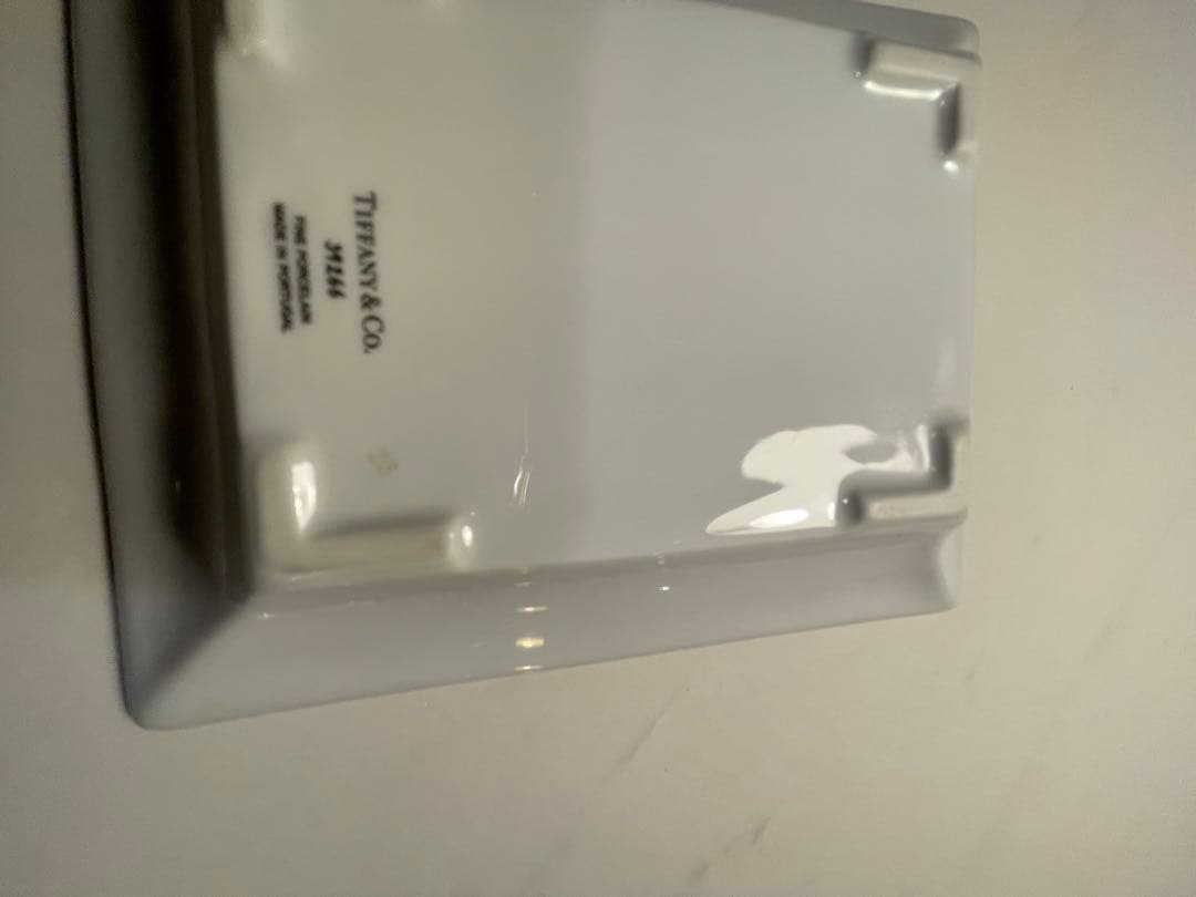 TIFFANY&Co. ティファニー 小皿・トレイ ヴィドポシェ ＆ロゴ 陶器