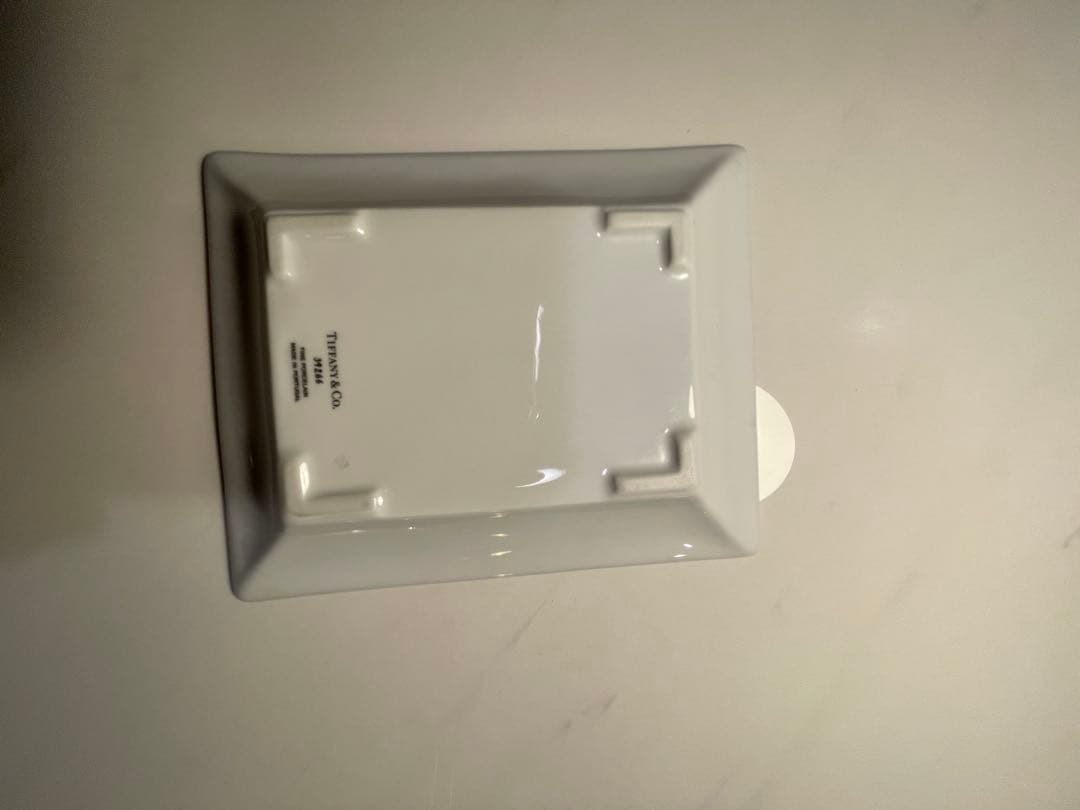 TIFFANY&Co. ティファニー 小皿・トレイ ヴィドポシェ ＆ロゴ 陶器