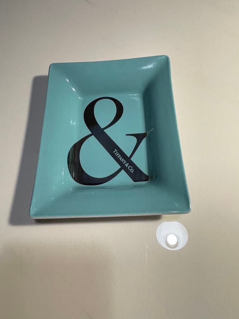 TIFFANY&Co. ティファニー 小皿・トレイ ヴィドポシェ ＆ロゴ 陶器