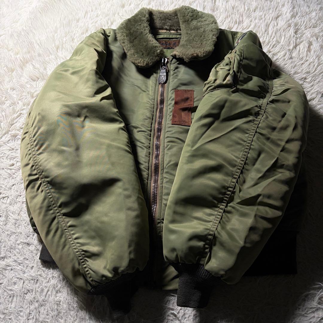雰囲気抜群■バズリクソンズ　フライトジャケット　B-15D セージグリーン 40