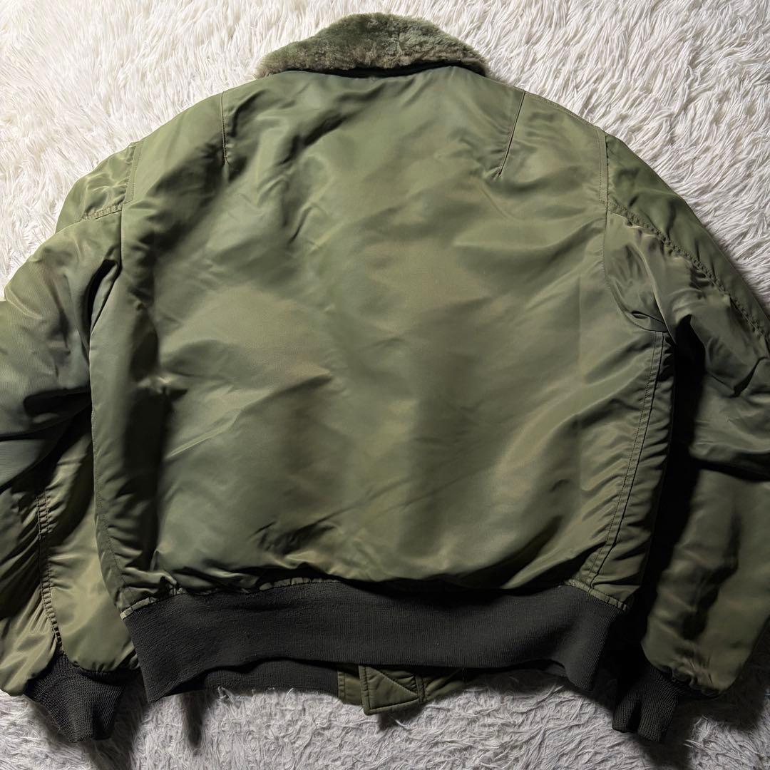 雰囲気抜群■バズリクソンズ　フライトジャケット　B-15D セージグリーン 40