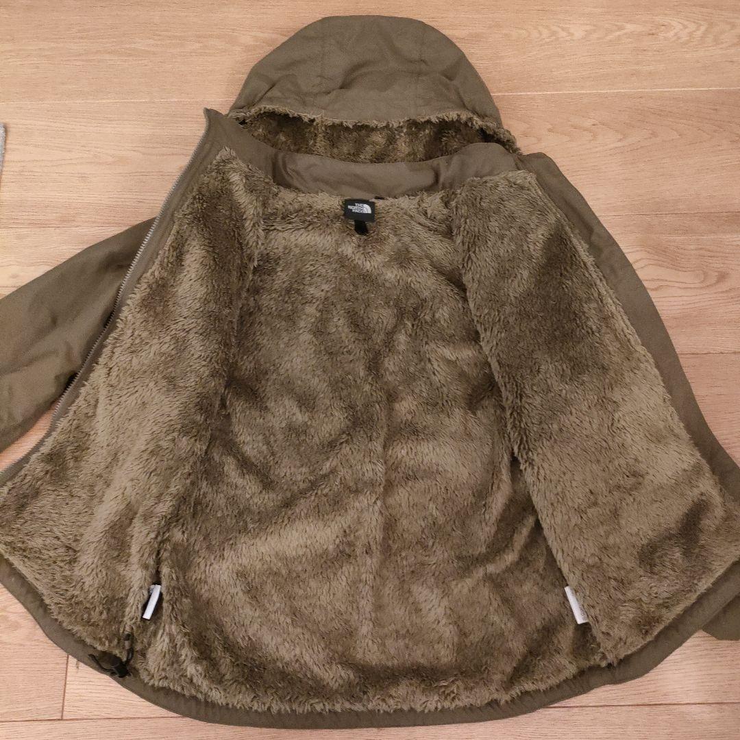 【美品】THE NORTH FACE コンパクトノマドジャケット 150 カーキ