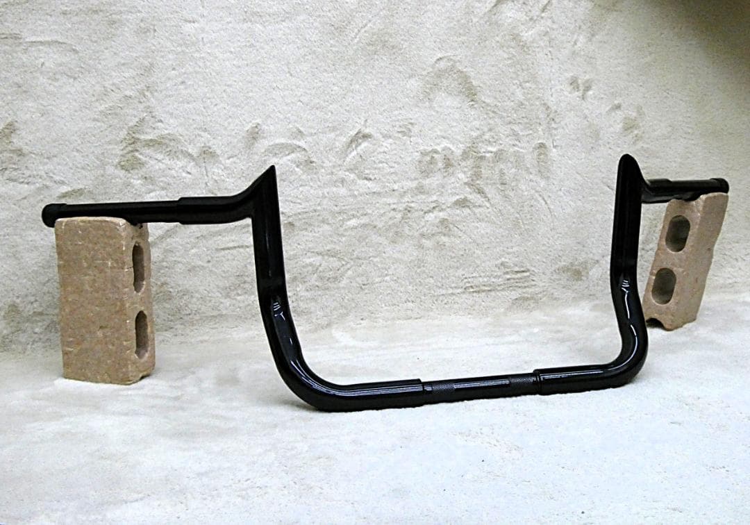 ハーレー用10インチ モンキーバー ブラック /ツーリングモデル