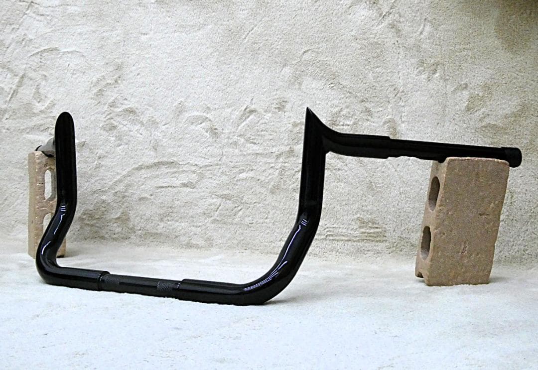 ハーレー用10インチ モンキーバー ブラック /ツーリングモデル